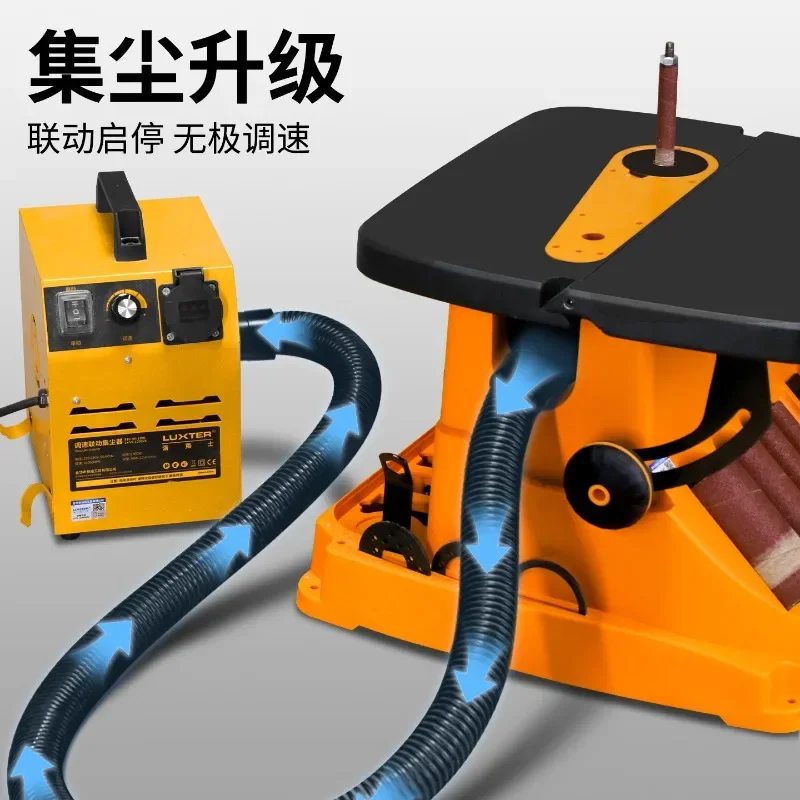 Sand column machine Desktop belt sander Woodworking sander Inner circular arc polishing Musical instrument Furniture sander