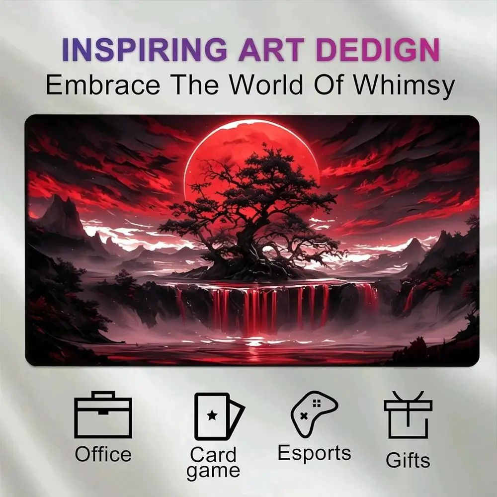 Sunrise Beauty Mouse Pad - Large Computer Office Game Desk playmat various Size Rubber Anti-Slip Mouse Pad - Long Office