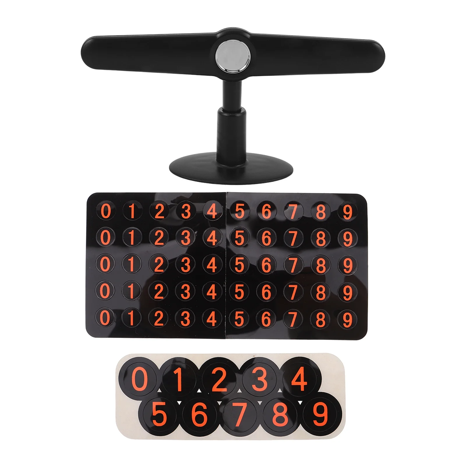 

Temporary Parking Tag for Cars High Definition Phone Dashboard Contact Display Waterproof Movable Vehicle Parking