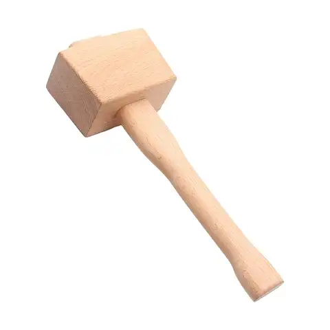 나무 망치, 너도밤나무 가죽 공예 조각 망치, 목공 조각