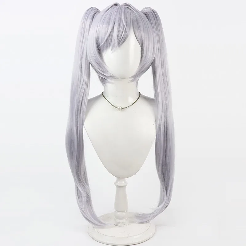 آلهة النصر ميجنون: باروكة تنكرية من NIKKE سندريلا بذيل مزدوج منفصلة على طراز فروة الرأس