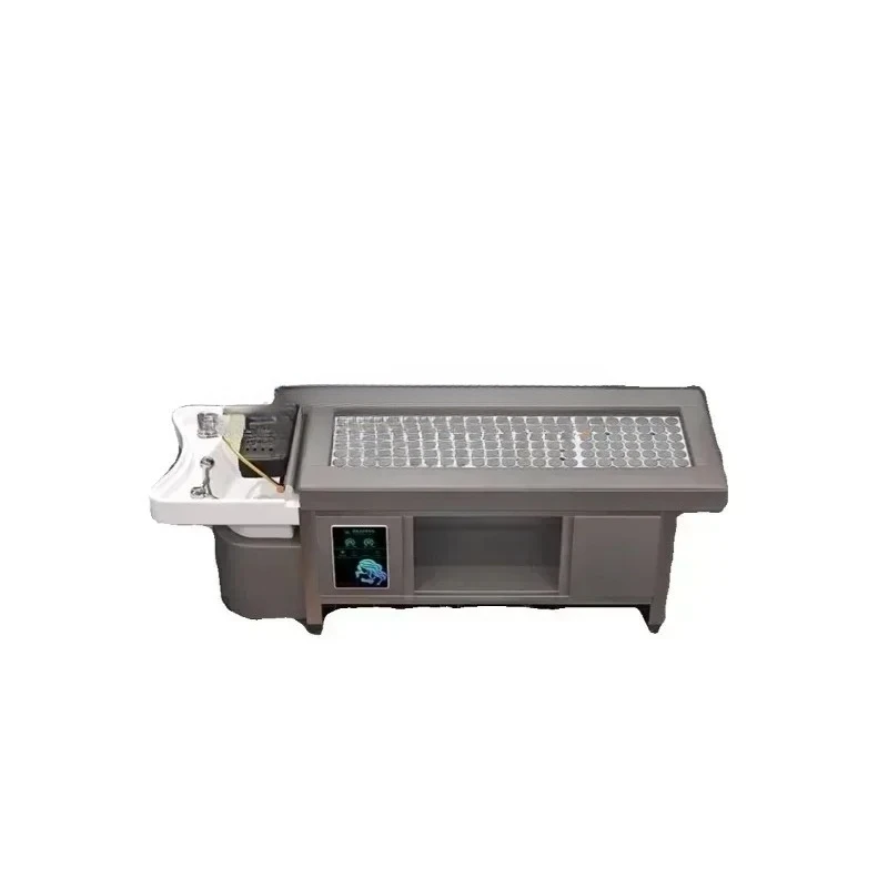 

Head Spa Shampo Chair Stylist Fumigation Luxury Minimalistic Hair Wash Bed Massage Therapy Behandelstoel Furniture MQ50SC