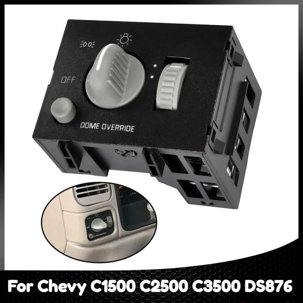 

Headlight Park Light Dimmer Switch for Chevy C1500 C2500 C3500 DS876 15013005