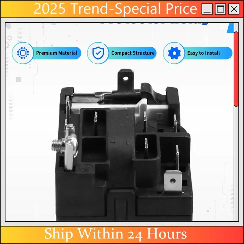 

The New Starter QP3-22A Overload Protector Relay Refrigerator Accessory For Homa BCD-285K Refrigerator Compressor PTC