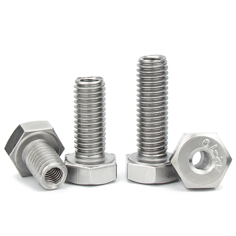 304 Stainless Steel Outer Hex Hollow Adaptable Screw Internal External Thread Bolt M6‑M20