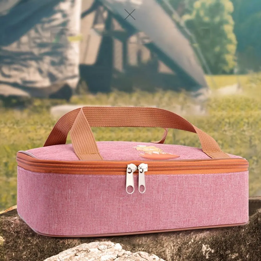 Cooler Lunch Box Bag Insulation Package Outdoor Women Food Hand Bags Food Warm Thermal Bag Tote Lunch Bag Waterproof Lunch Bag