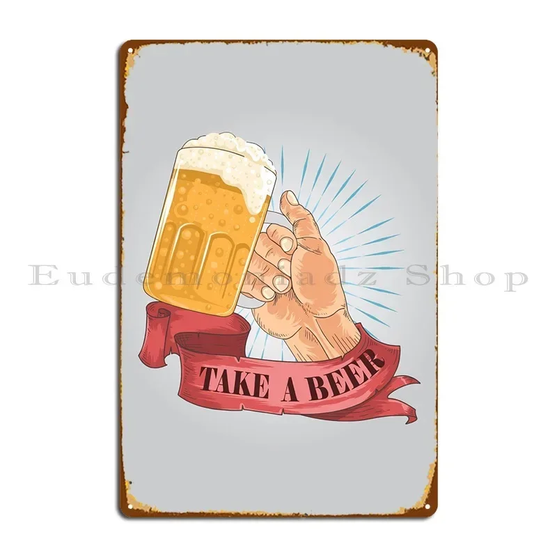 Cheers Beer Metal Plaque Poster Funny Design Pub Designer Kitchen Club Tin Sign Poster