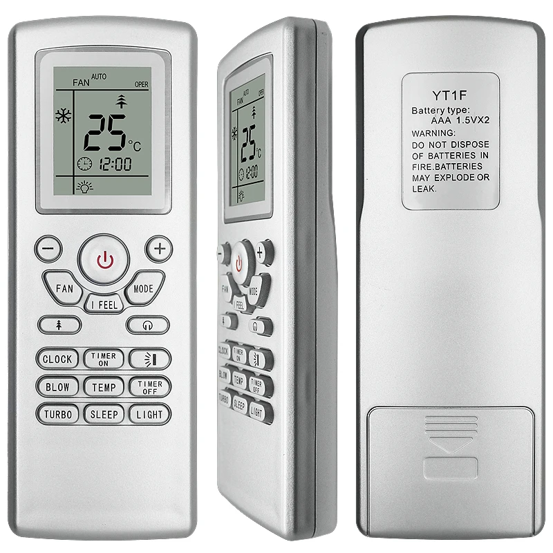 

YT1F air conditioner remote control for Gree Mcquay Lenndx Aermec YT1FF YT1F1 YT1F2 YT1F3 YT1F4 these are universal