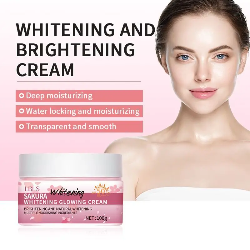 SPF50+ Brightening Day Cream 100g Face Moisturizer Hydrating SunscreenEvens Skin Tone Non-Greasy Glow, Lightweight for Daily Use