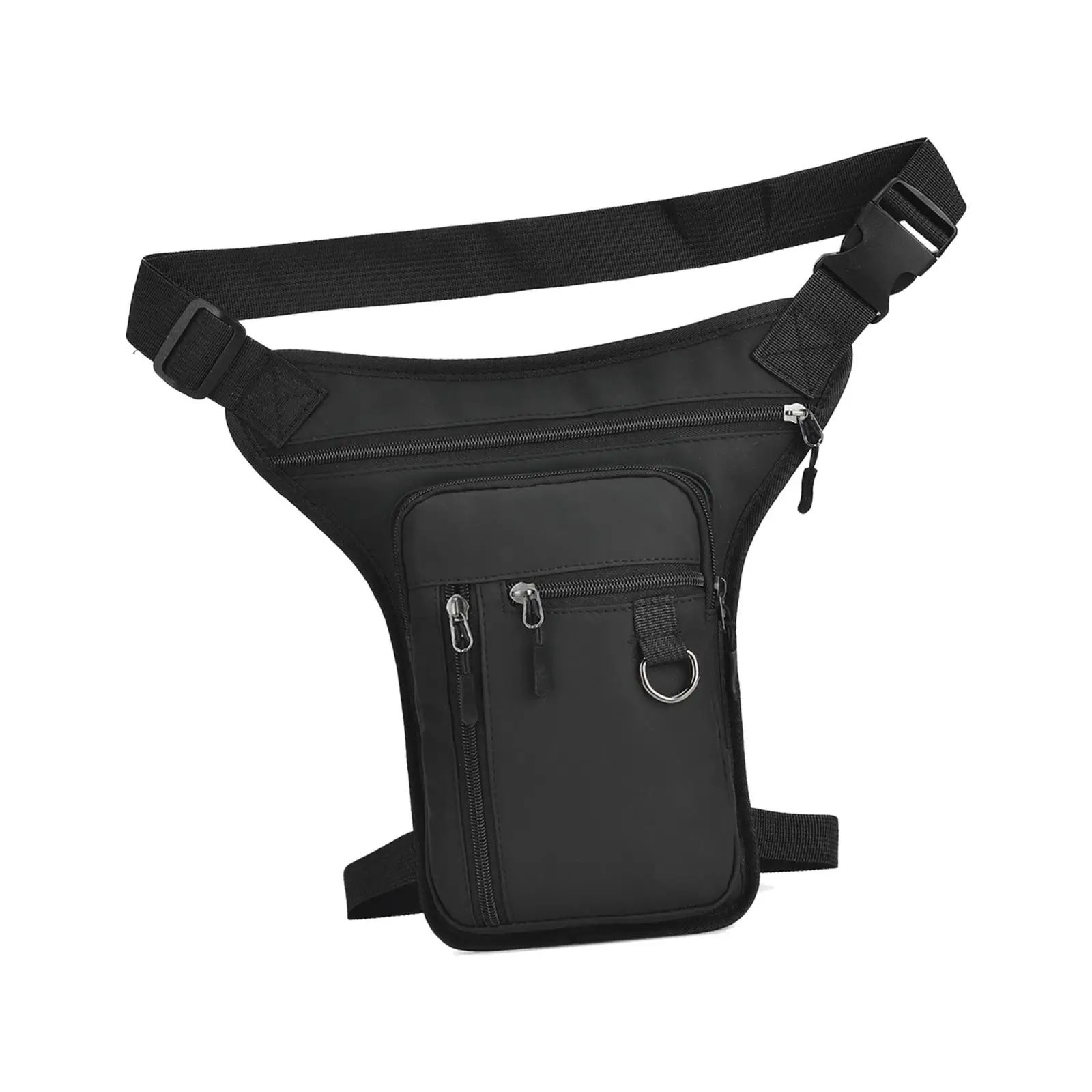 Thigh Bag Waist Pack Adjustable Waist and Thigh Strap for Motorbike Ride