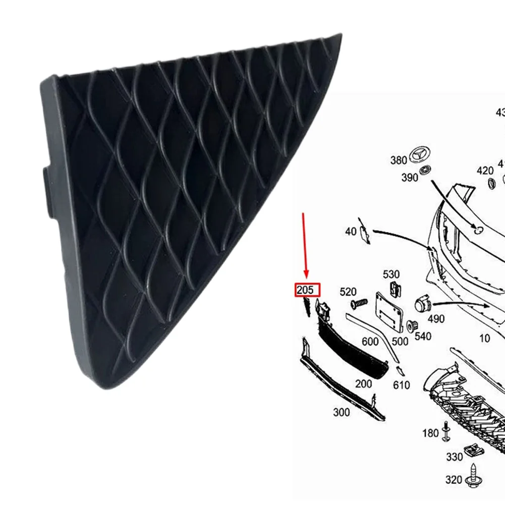 

Front Bumper Grille Cover Replacement for Mercedes B Class W246 2016 2017 2018 A2468852422 ABS Material Direct Fit