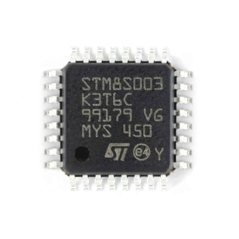 Brand New Original STM8S003K3T6C LQFP‑32 16MHz 8KB Flash 8‑Bit Microcontroller MCU IC Chip