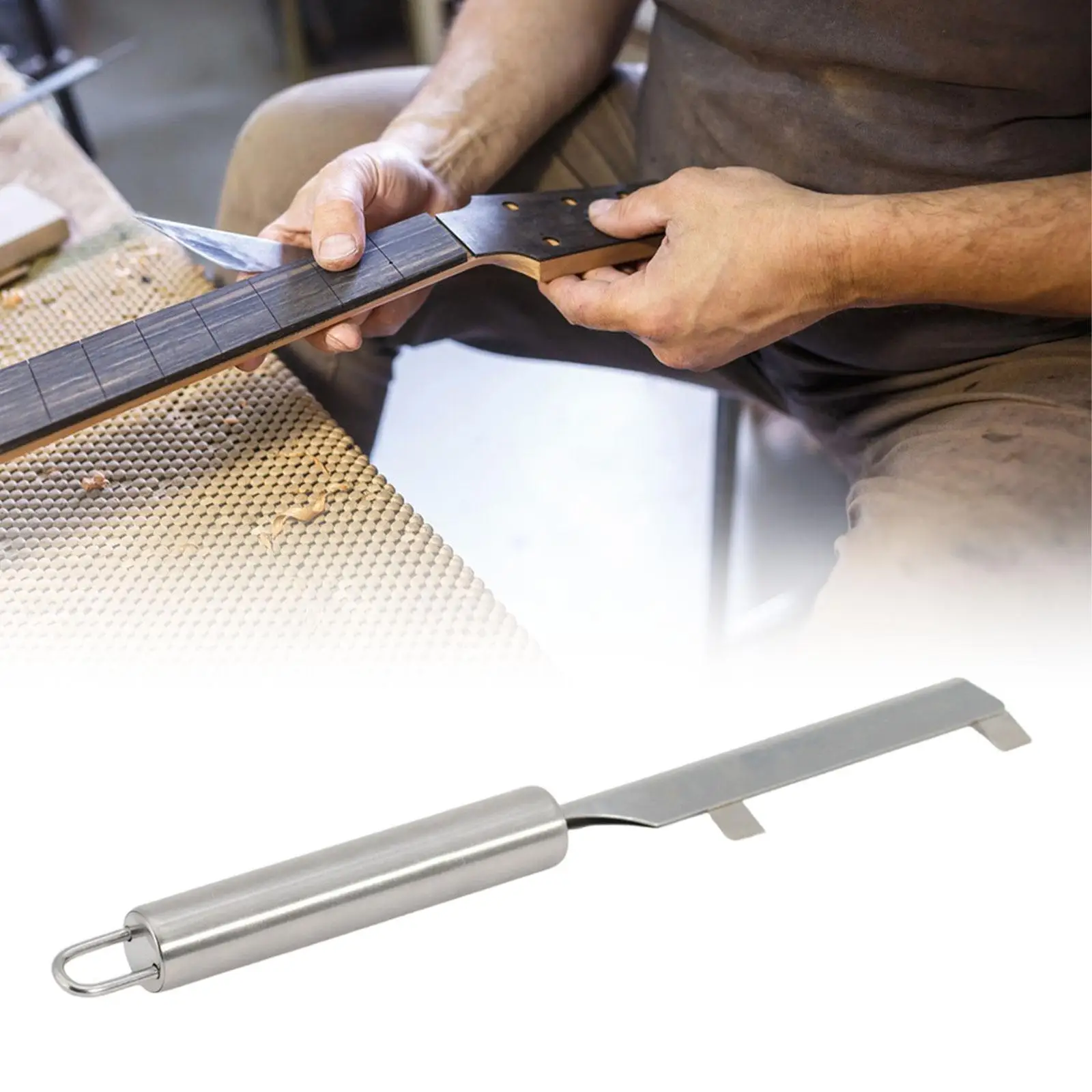 

Портативная профессиональная пила для фрезерования грифа гитары, инструмент для ремонта и очистки накладок грифа, для музыкантов и лютейеров, для углубления пазов для ладов