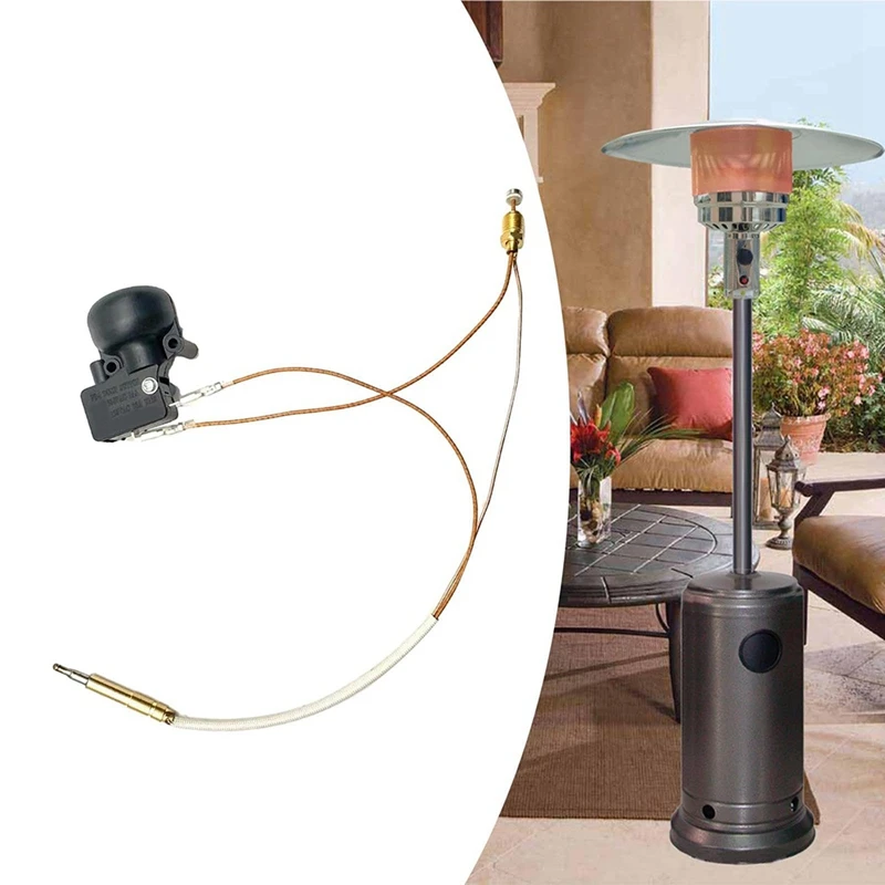 Termopar y interruptor de inclinación para calentador de Patio exterior, Kit de Sensor de termopar de invierno, 2 uds.