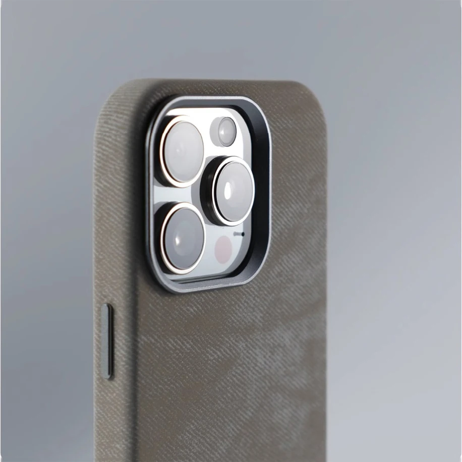 Metal Lens Flannel Fiber Magnetic Shockproof Leather Case For iPhone 17 Air 16 15 14 13 12 Pro Max Magsafe Wireless Charge Cover