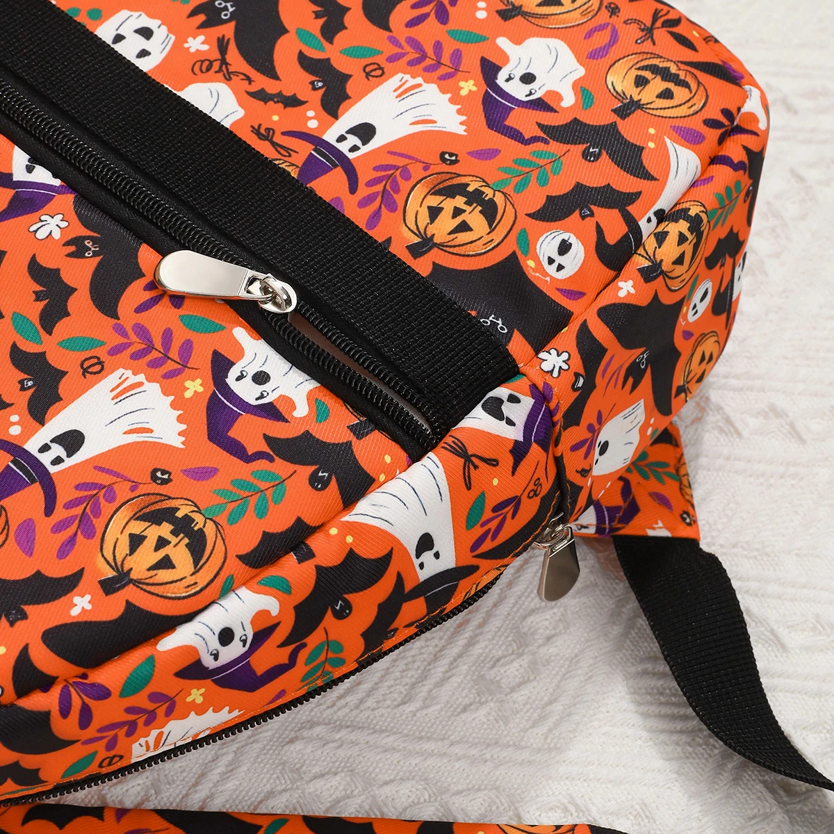 Mochila de gran capacidad para Halloween, mochila multifuncional para estudiantes, bolsa de almacenamiento simple de gran capacidad para viajes al aire libre