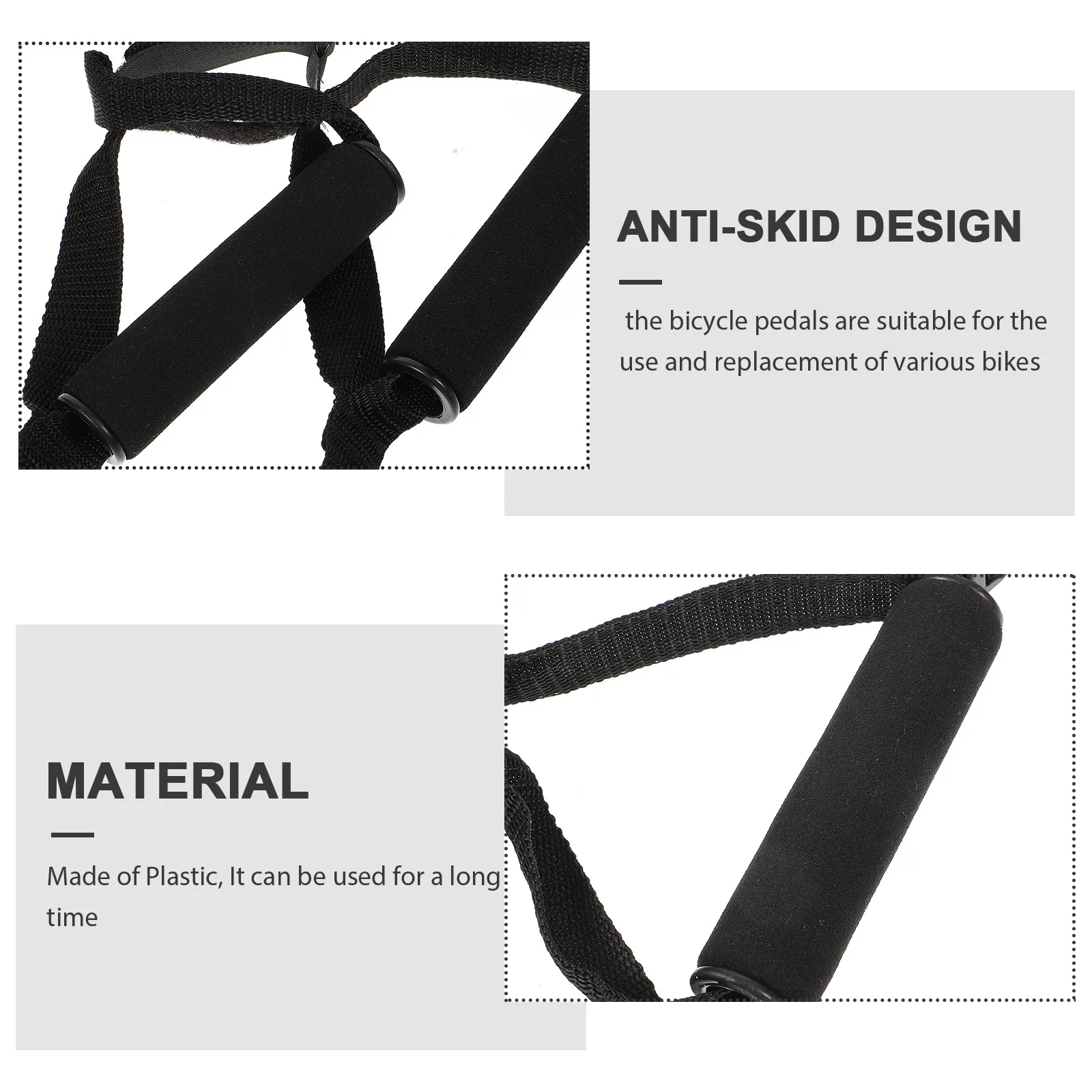 Durable Kids Seat Board Pedal Anti-Skid Design Exquisite Workmanship Easy Step on Replaceable Professional Bike Accessory