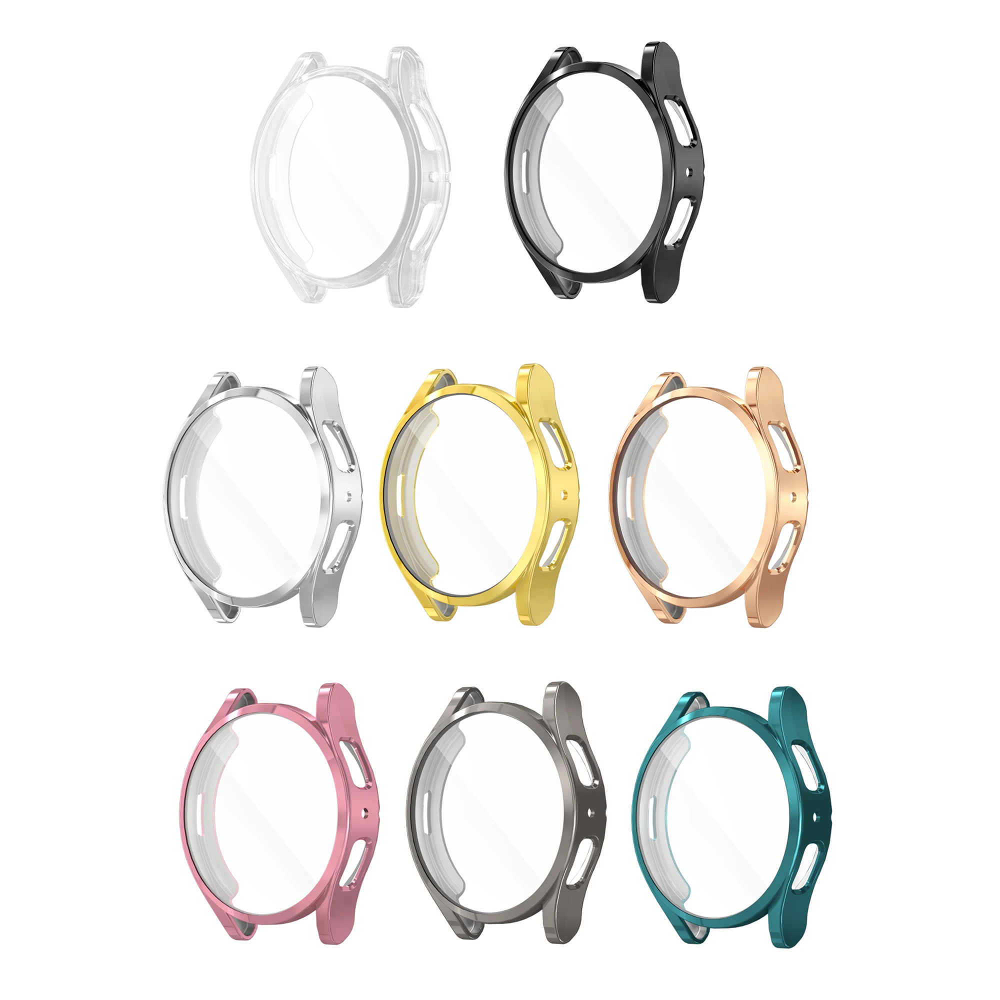 TPU Case for Samsung Galaxy watch 5 40mm 44mm watch5 pro 45mm soft plated shiny Slim Full Cover