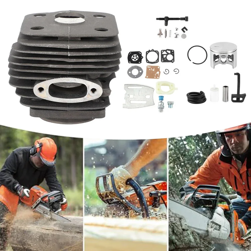 

Chainsaw Kit 54mm 54mm Cylinder Piston Kit Choke Rod Included Compatible With 288XP 181 Designed For Easy Start