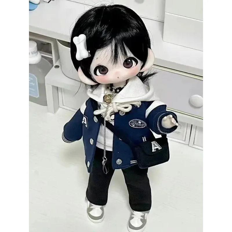 新しい1/6ドール服スーツ、30cm BJDドール用、キュートな野球セットドレスアップ、女の子のおもちゃ、プレイハウスドールアクセサリー、ドールなし