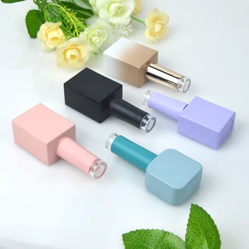 10ml 15ml Empty Polish Bottles Gel Container Glass Cosmetic Pot Nail Beauty Oil Packaging Bottle Makeup Ship