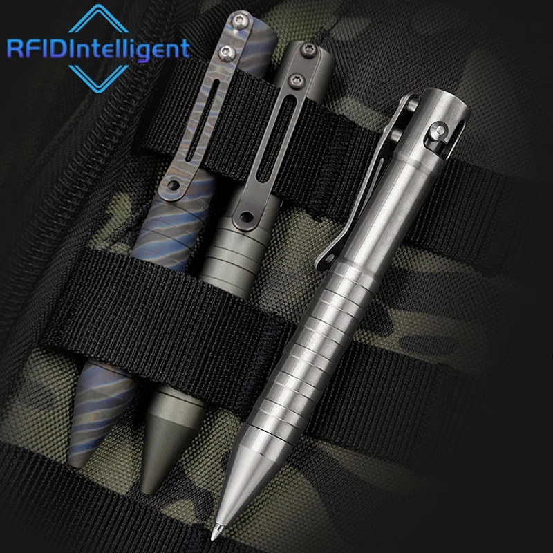 Metal Tactical Business Signature Pen, Heavy Feel Pull Pin, Auto Defesa Caneta Esferográfica, Escritório e Material Escolar, Alta Qualidade