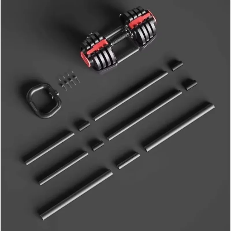 

Dumbbell barbell kettle set with adjustable weight Household fitness equipment set for men and women Household disassembly