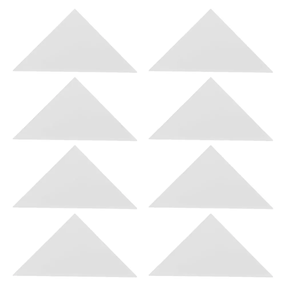 

8pcs Table Edge Protector Foosball Desktop Accessories Green Triangle Corner Guard Cover ABS Material Easy Clean Durable Anti