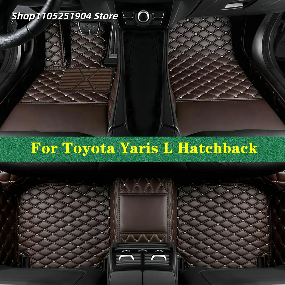 

Автомобильные ковры, автомобильные коврики для Toyota Yaris L Hatchback 2018 2017 2016 2015 2014 2013, автомобильный коврик, аксессуары для интерьера