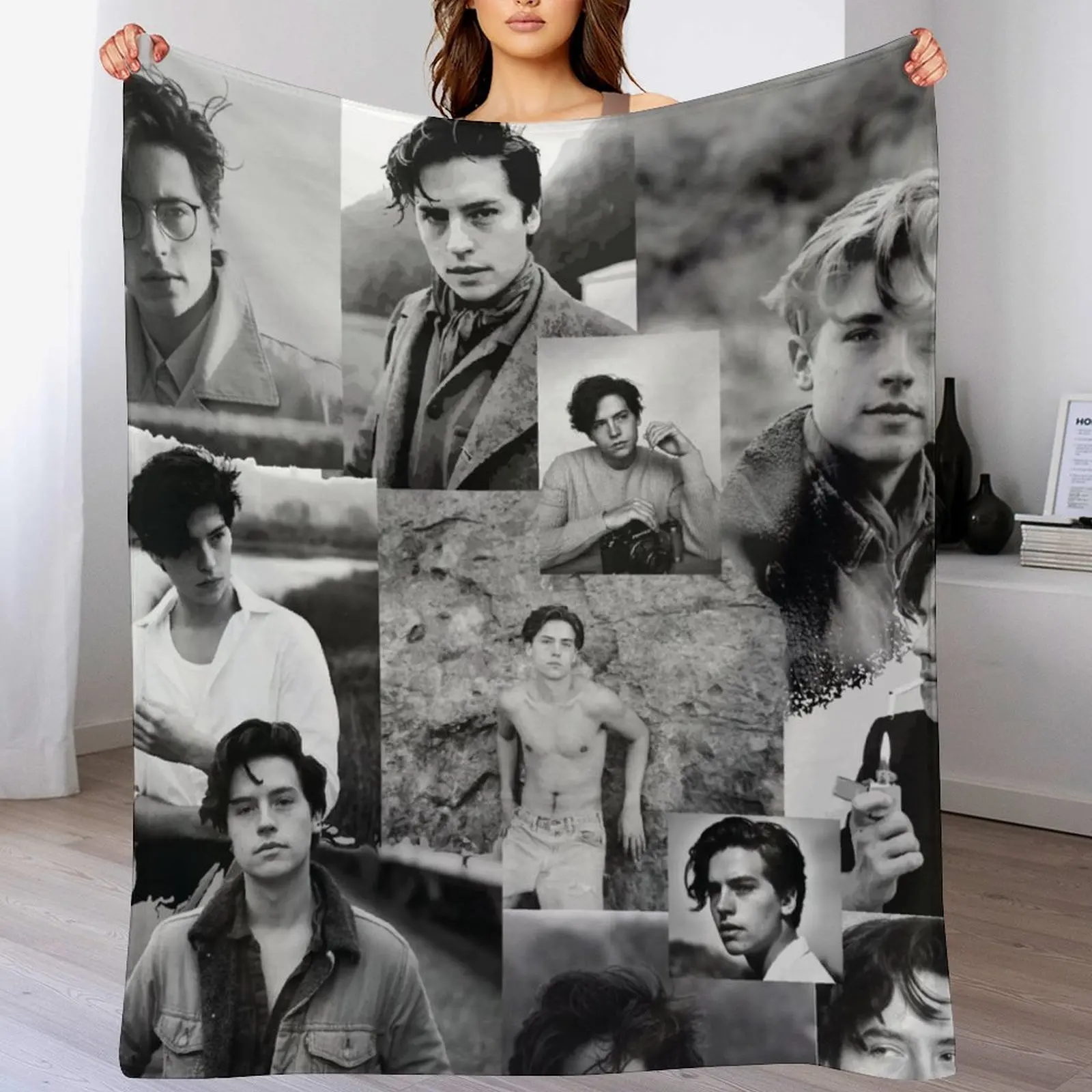 Cole Sprouse Throw Blanket Plush Blankets For Sofas Hairys Blankets