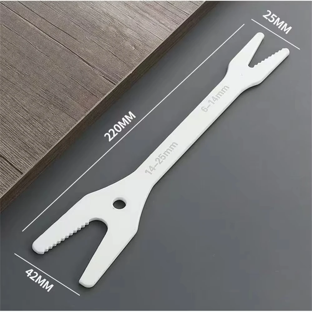 1PCS Universal Torx Wrench  6-25mm Self-tightening Adjustable Glasses Wrench Board Double-head Torx Spanner Hand Tools