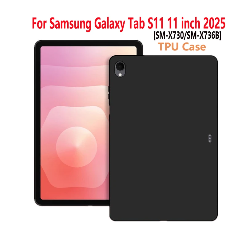 

Для Samsung Galaxy Tab S11 11 дюймов 2025 Защитный чехол SM-X730/SM-X736B 5G 11 дюймов Подушка безопасности Силиконовый мягкий чехол из ТПУ Чехлы для планшетов Funda