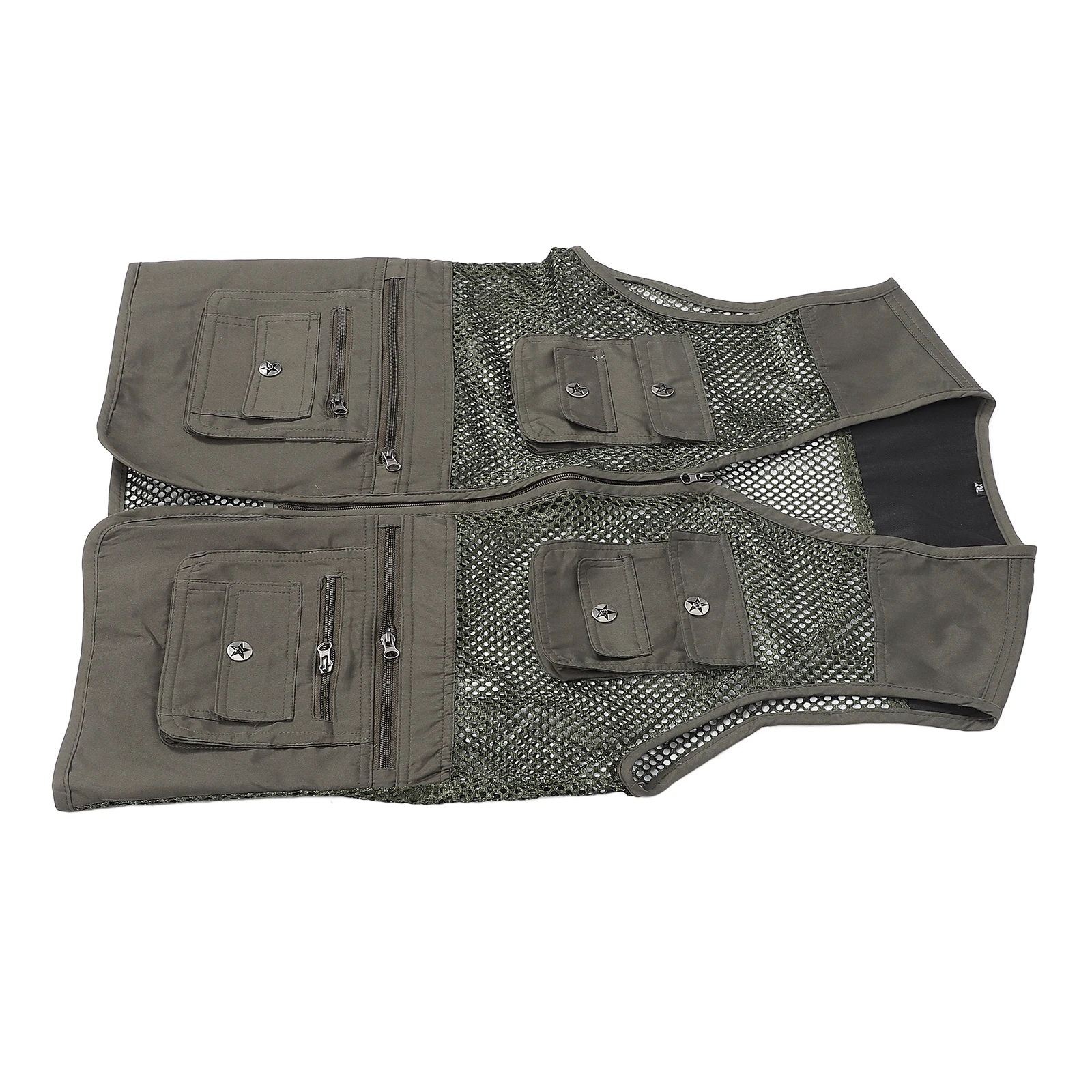 

Multi Pocket Mesh Vest Breathable Polyester Outdoor Hiking Camping Fishing Adjustable Storage Lightweight Practical