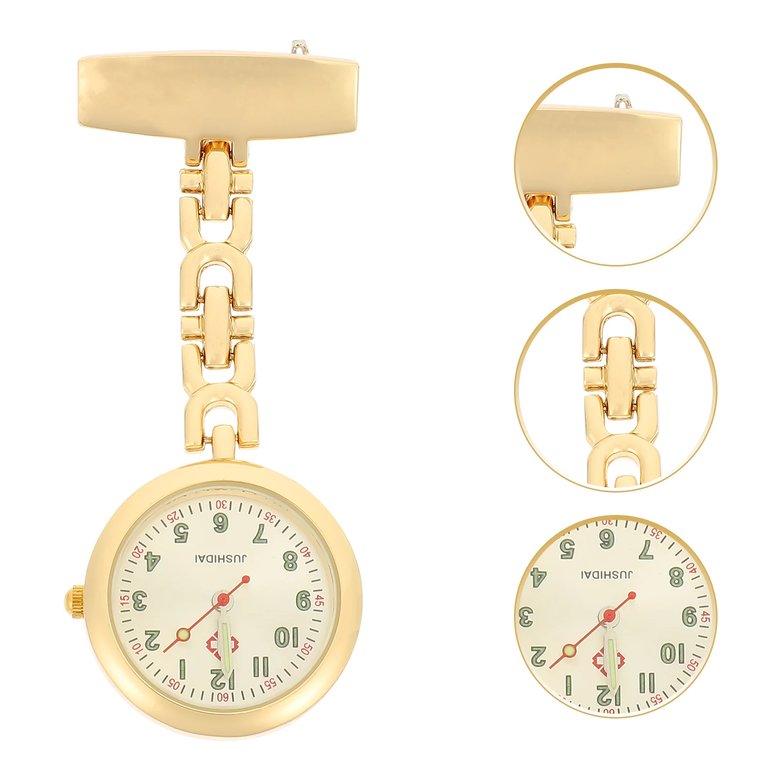 Luminous Dial Small Pocket Watch for Nurse Nursing Glow The Dark Watches Accurate Ornament Pendant Ladies
