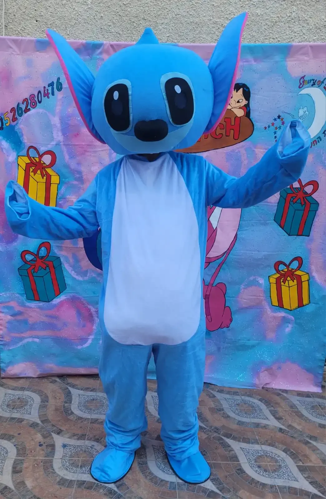 

Cosplay Disney Lilo & Stitch Cartoon character costume Mascot Advertising Costume Fancy Dress Party Animal carnival Celebration