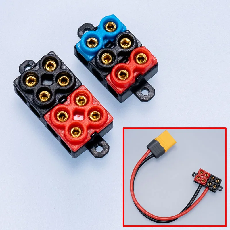 

Model Aircraft ESC Terminal Block Splitter Parallel Y Line for 1/14 Tamiya RC Truck Trailer Tipper Scania Benz Actros Volvo MAN