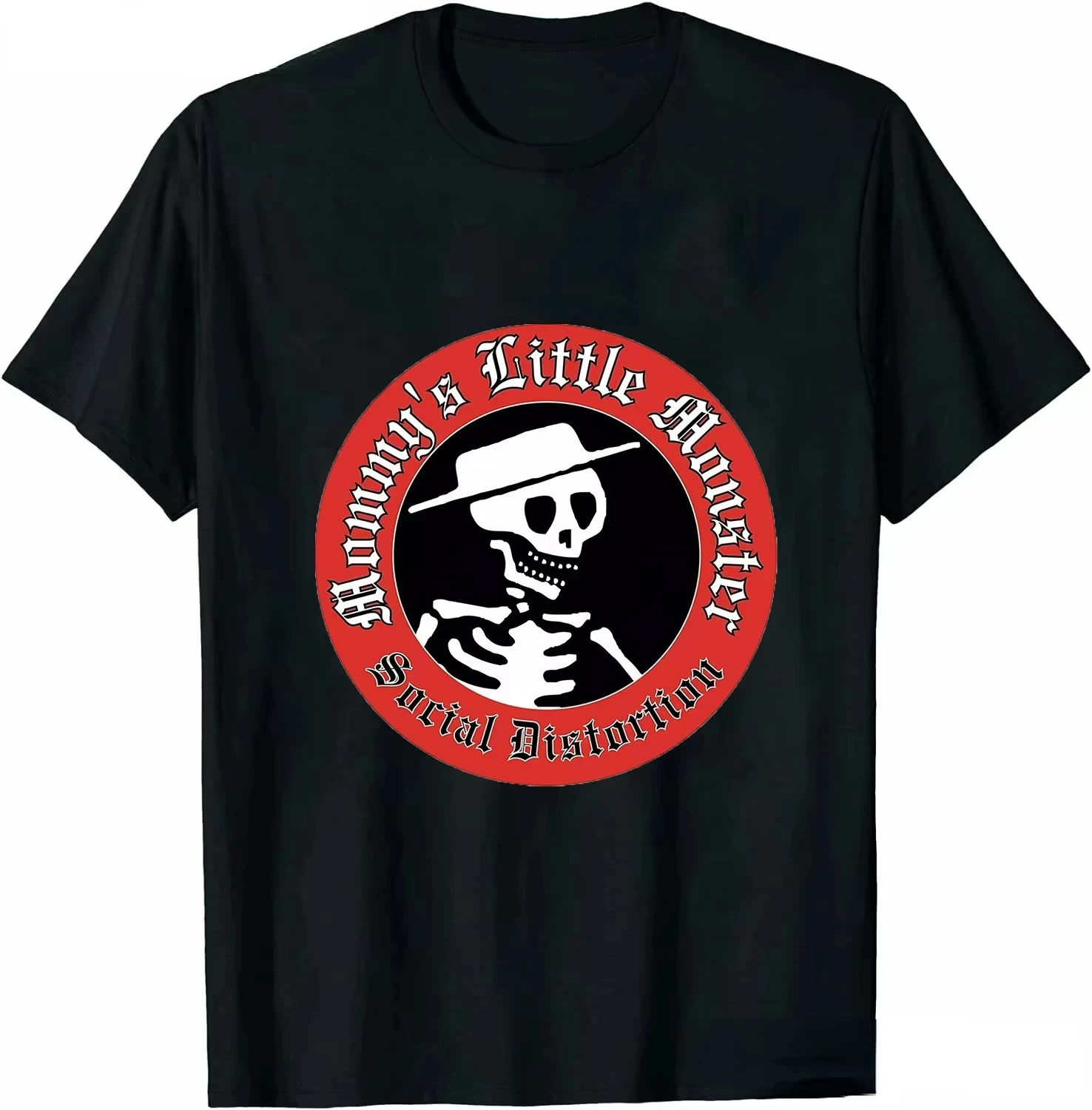 

Men Clothing Social Distortion Winged Wheel TShirt Ball and Chain Mens Tshirt Street Hip Hop Style Tees Loose Tops Streetwear