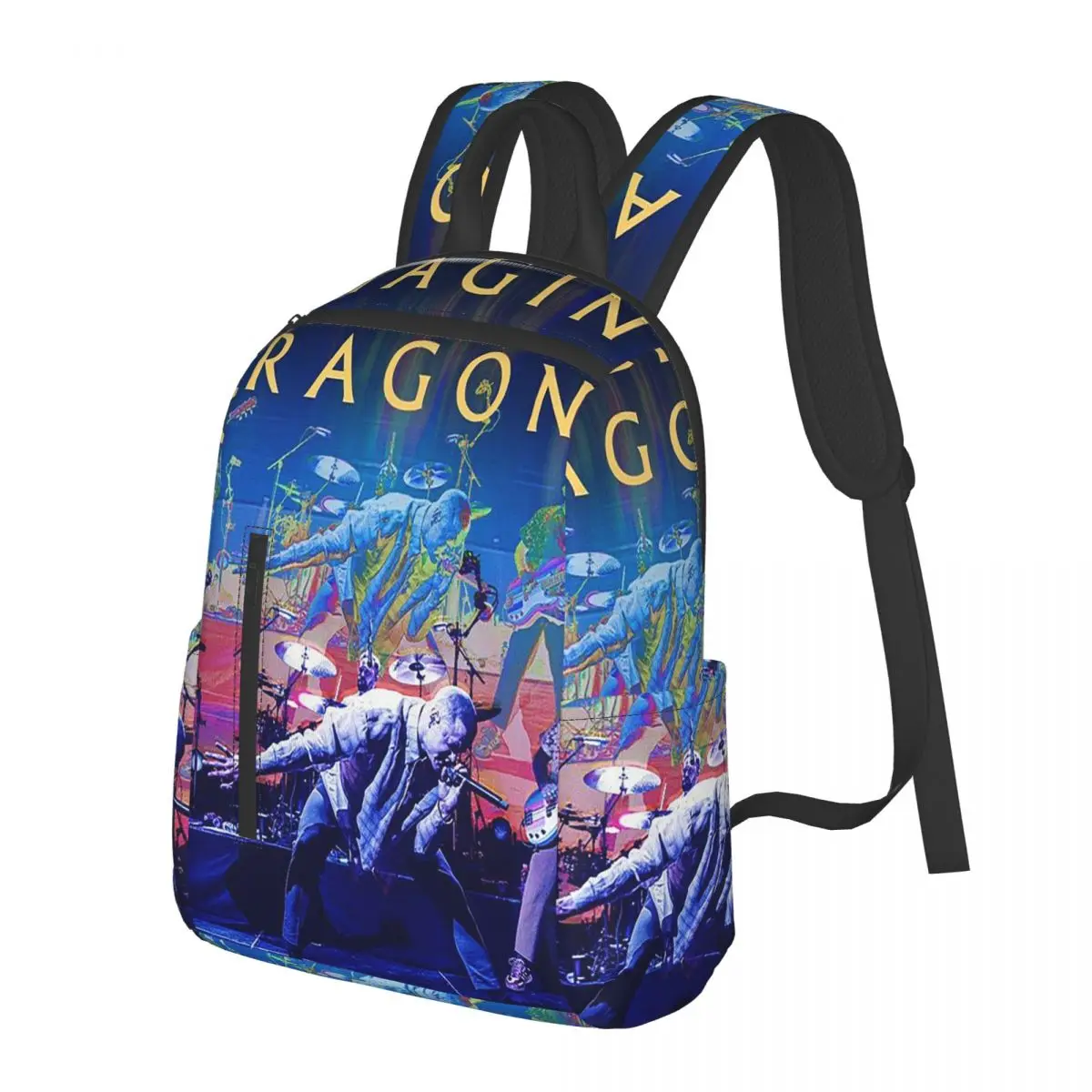 Imagine Dragons Band Loom TourStudent Backpack School Bag Hiking Travel Daypack for Boys Girls Bookbag Shoulder Bags