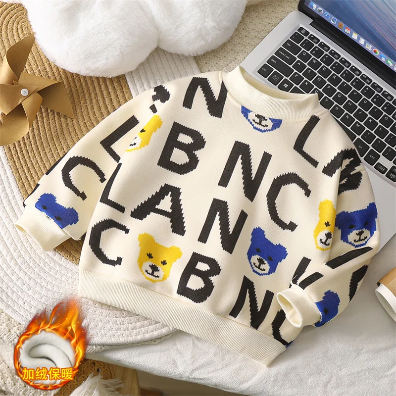 

Elegant Spring Autumn Kids High Quality Children's Clothing Boys Hoodies Sweatshirts Cotton Tops Outwear 2025