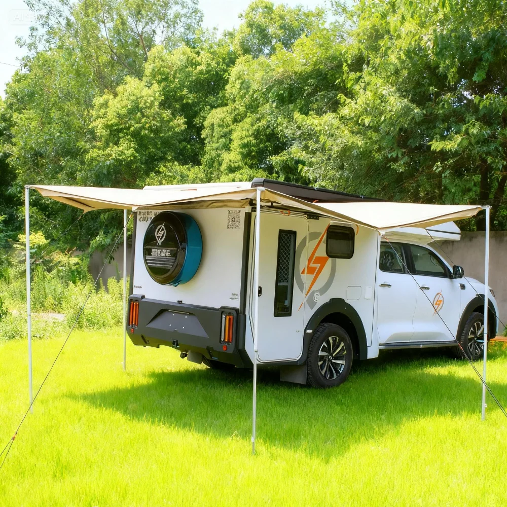 270 Degree Waterproof Camping Car Side For Truck Off-road SUV Outdoor Side Roof Top Awning Extended