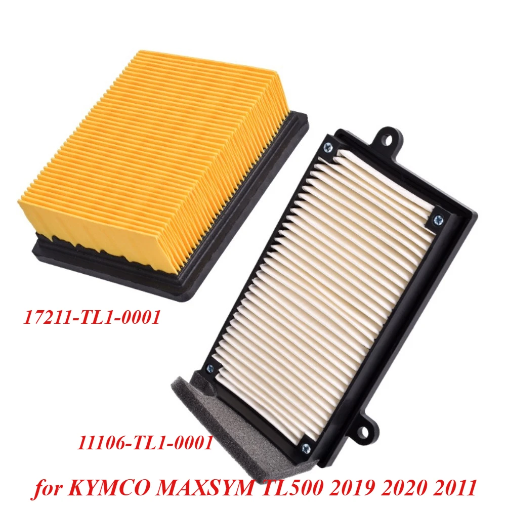 17211-TL1-0001 Limpiador de filtro de aire para motocicleta 11106-TL1-0001 para KYMCO MAXSYM TL500 2019 2020 2011