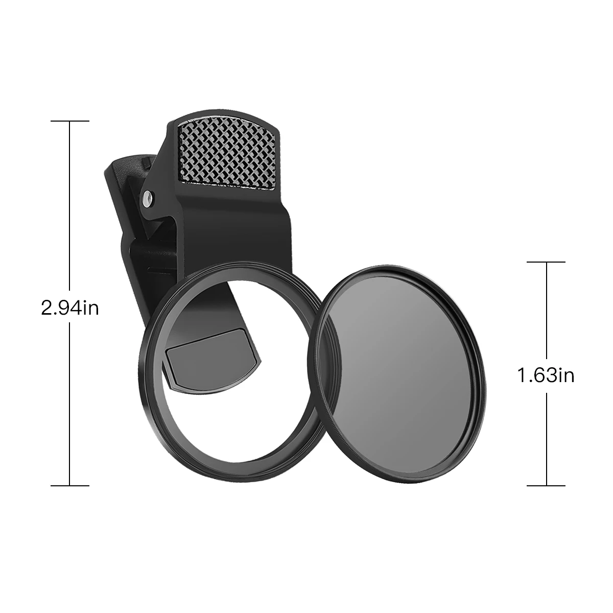 Filtr do telefonu komórkowego 37mm uchwyt CPL GND Starlight Close Up Macro range+4 White Soft Black Soft ND8 inteligentny obiektyw do iPhone'a