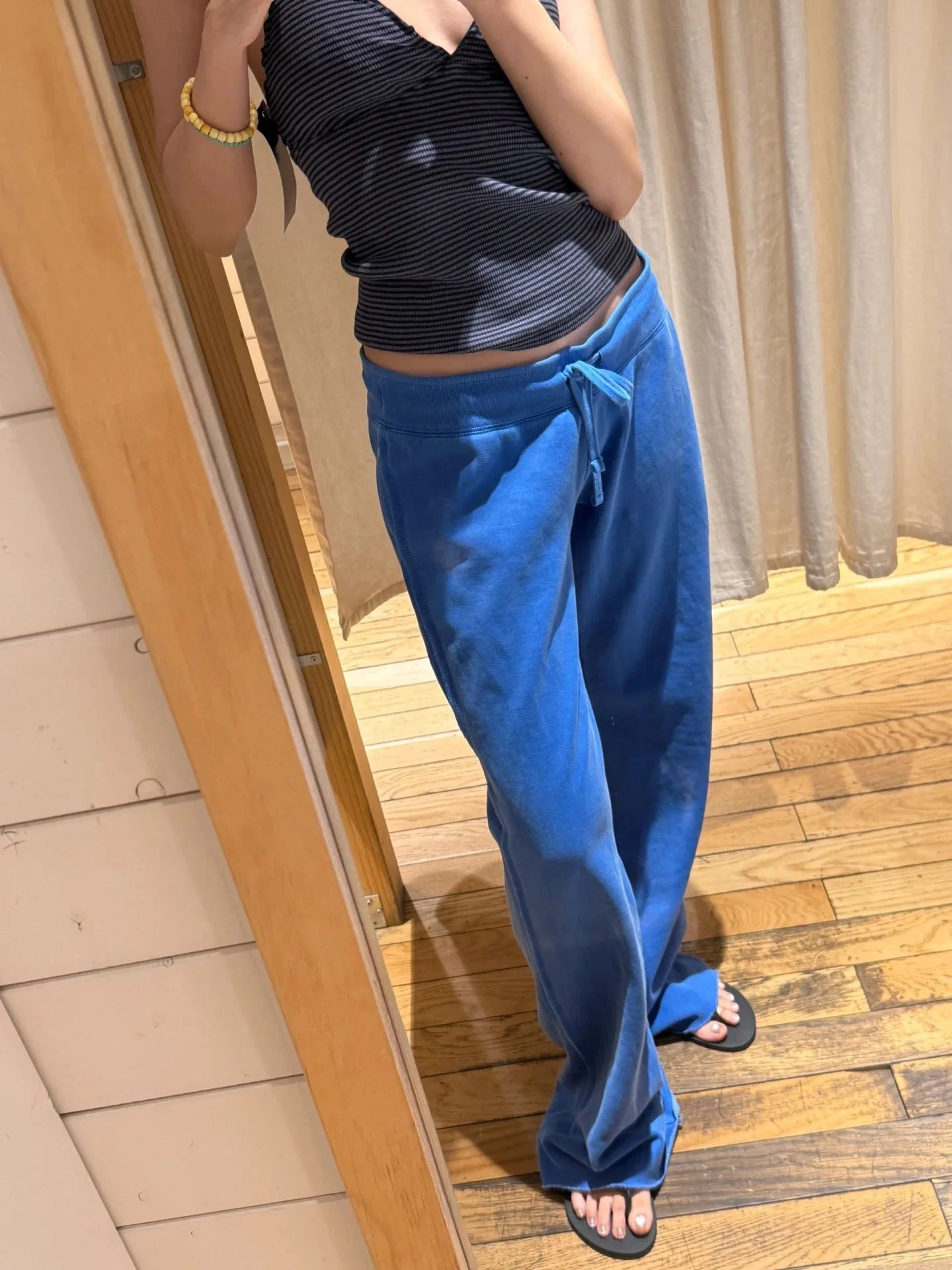 Pantalon de survêtement bleu Royal avec cordon de serrage pour femme, pantalon Long droit, ourlet brut, Vintage, Streetwear, en coton doux, nouvelle collection automne