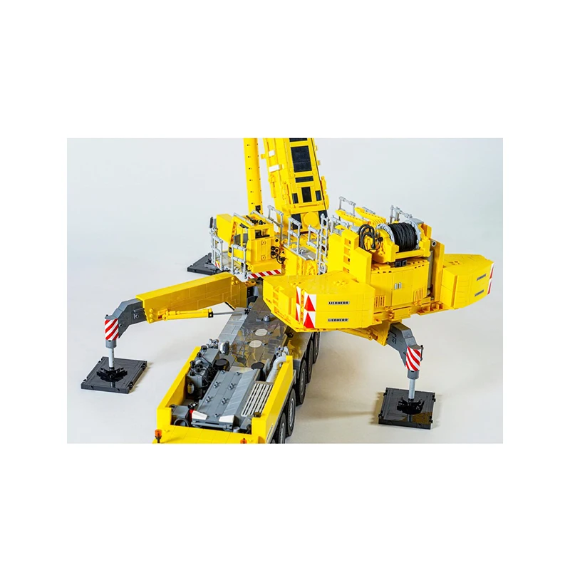 Stad Serie MOC Bricks 1750-9.1 Jib Kraan Bouwsteen Model Kits DIY Puzzel Assembleren Display Speelgoed Kerstcadeaus