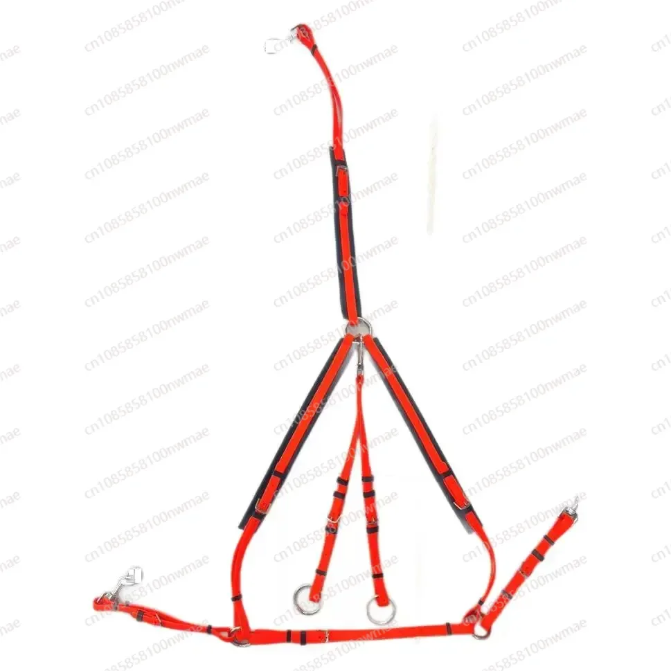 

Suitable for Pvc material chest strap low head leather average size waterproof color equestrian reins