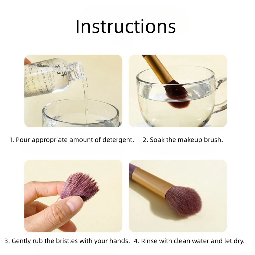 50ml Makeup Brush Powder Puff Cleaning Agent Makeup Sponge Cleaning Liquid Beauty Egg Cleaning Professional Makeup Tools