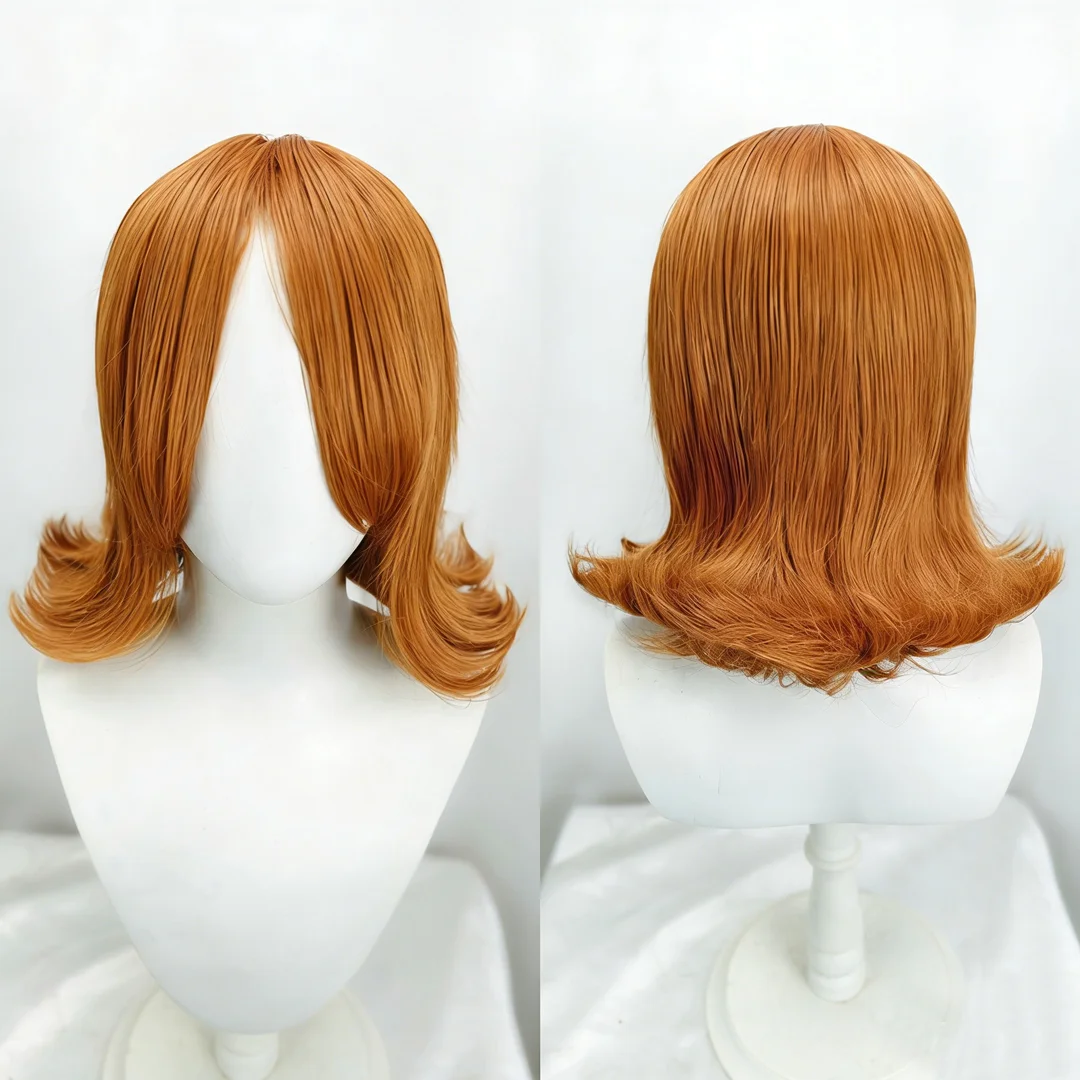 Anime Cosplay Princess Upturned Brown Wig, Halloween Anime Carnival Party Performance Wig