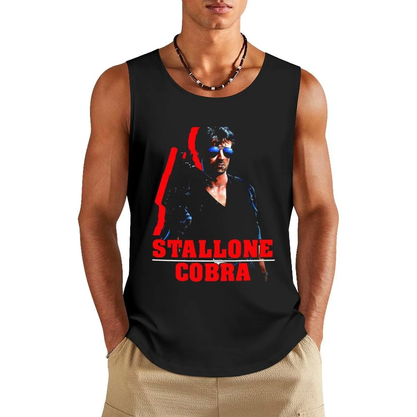 

STALLONE COBRA Tank Top Bodybuilding clothing man Men's sleeveless Clothing