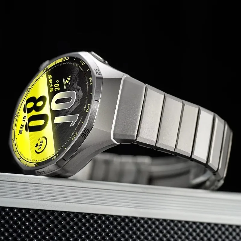 No Gaps Quick Button Titanium Strap for Huawei Watch GT7 Pro 46mm Metal Band Bracelet for Huawei Watch GT6 Pro 46mm Wristband