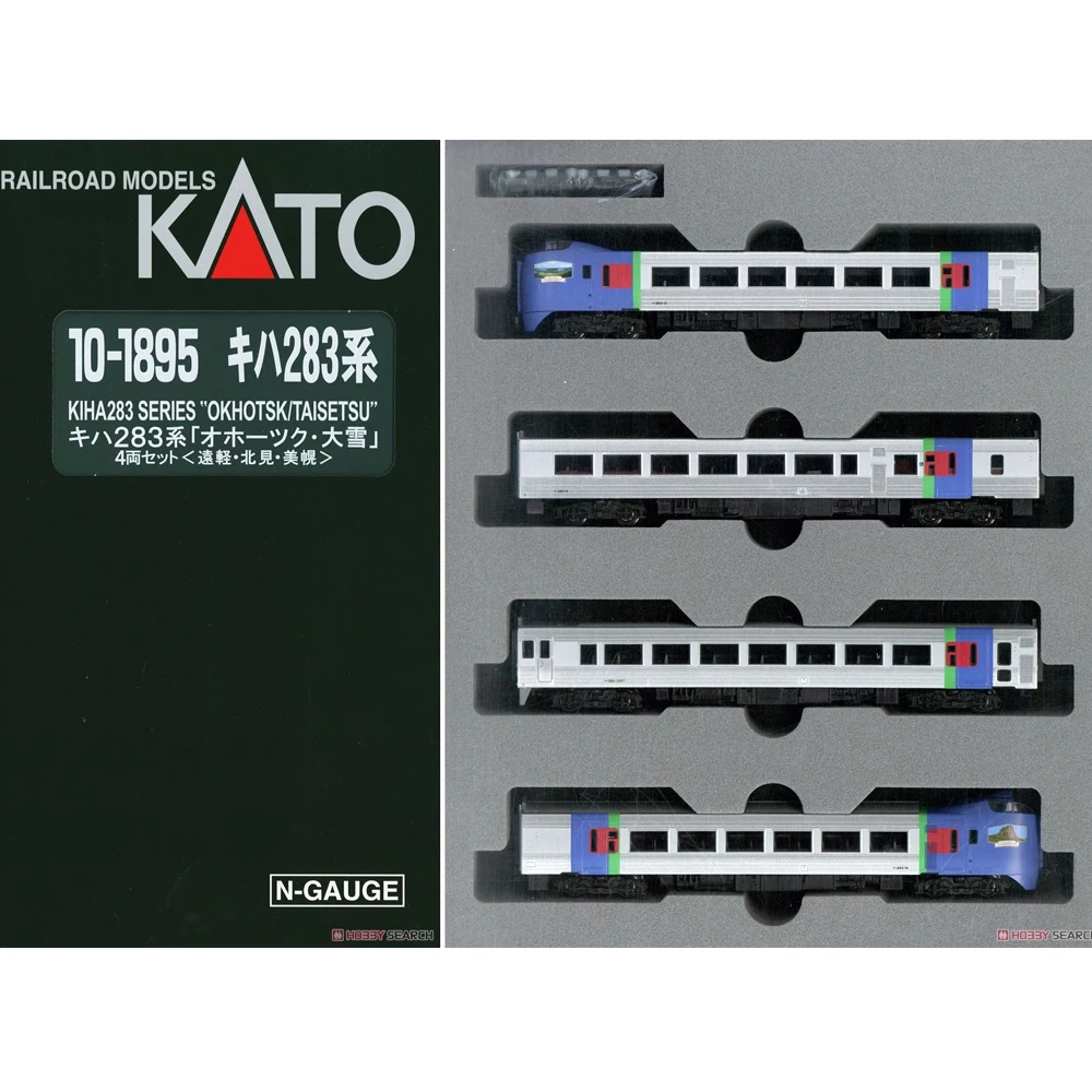 KATO-tren de juguete tipo N 1/160, serie 10-1894/1895 283, coche neumático, nieve pesada, doble potencia, juego de tren de 7 secciones, juguete para regalo para niño